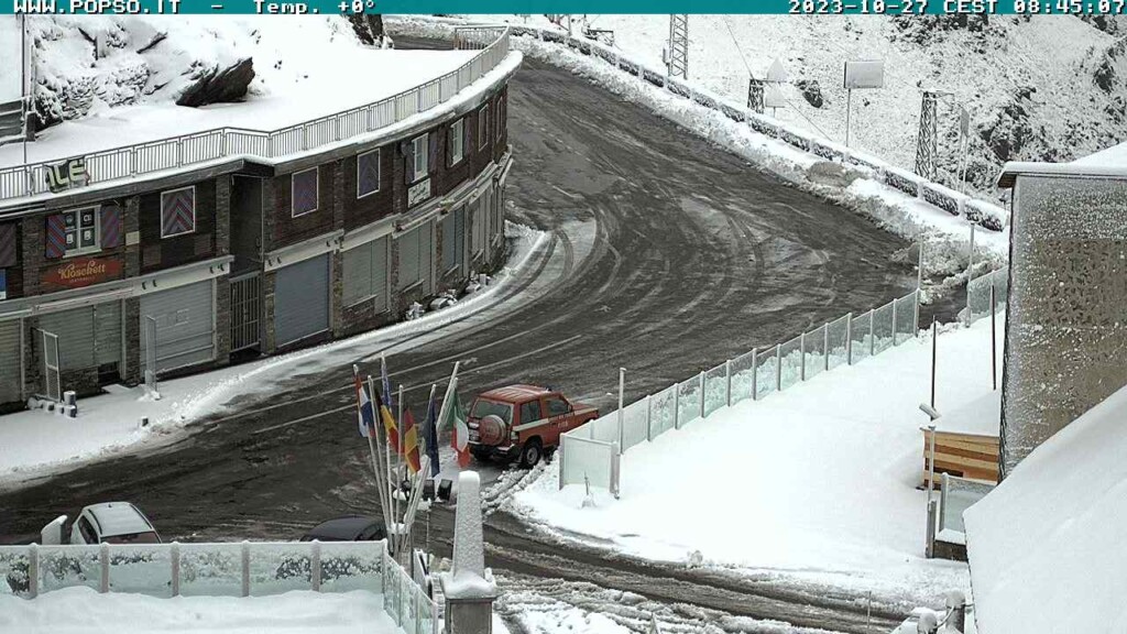 neve nevicata stelvio