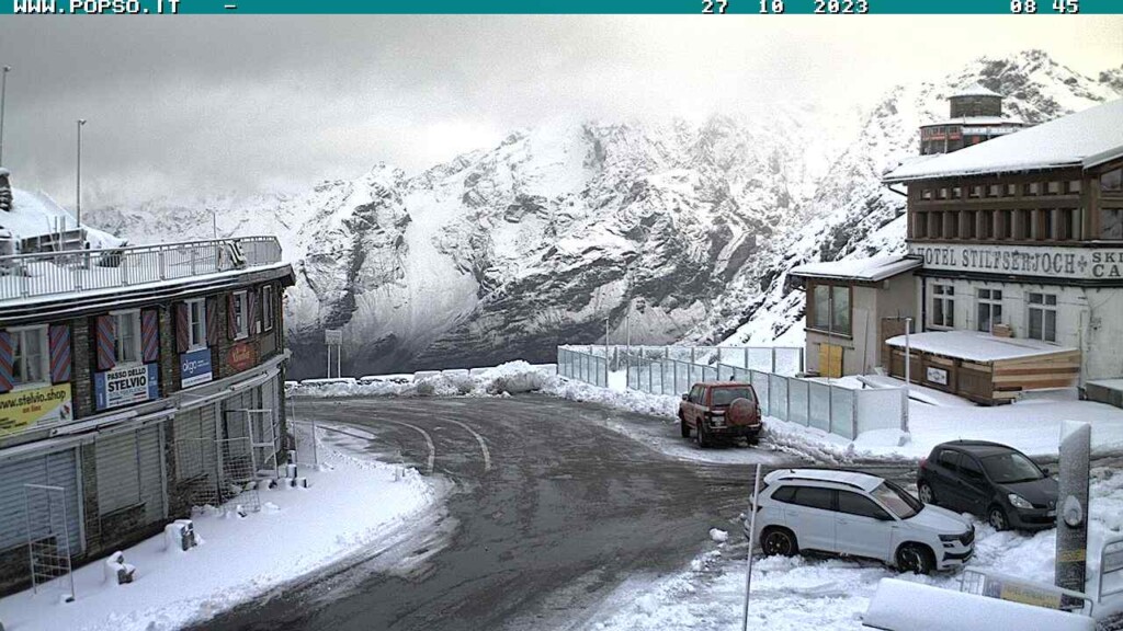 neve nevicata stelvio