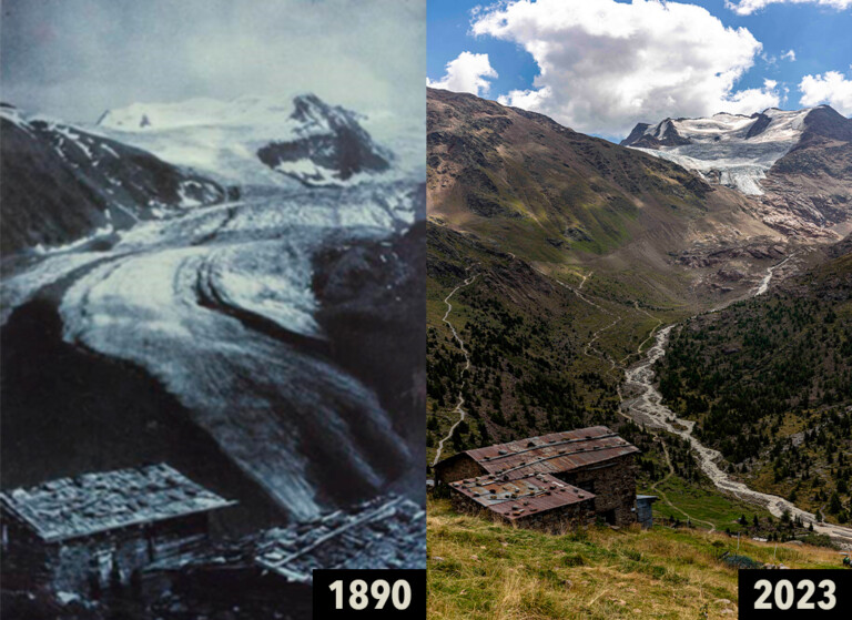 record fusione ghiacciai Forni