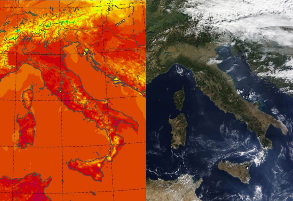 temperature massime 8 ottobre 2023