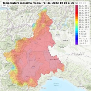 temperature caldo piemonte