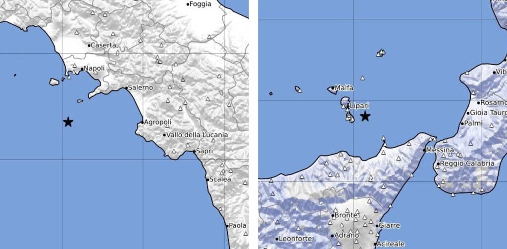 terremoti tirreno meridionale campania eolie