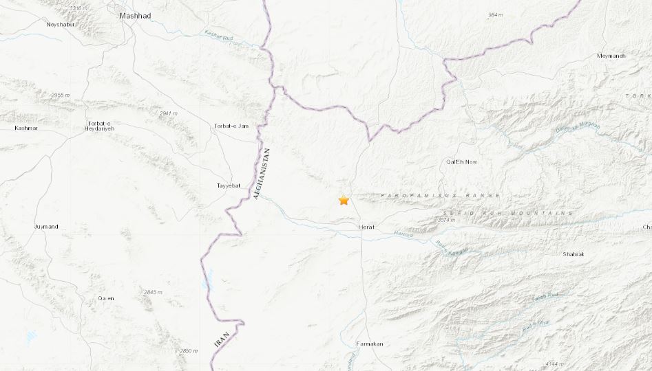 terremoto afghanistan herat