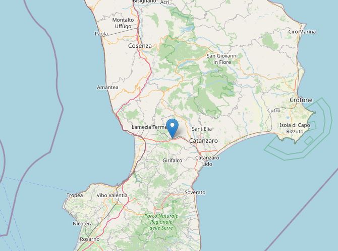 terremoto catanzaro amato oggi calabria