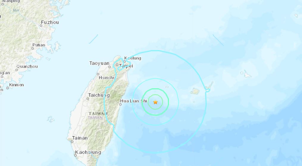 terremoto giappone taiwan