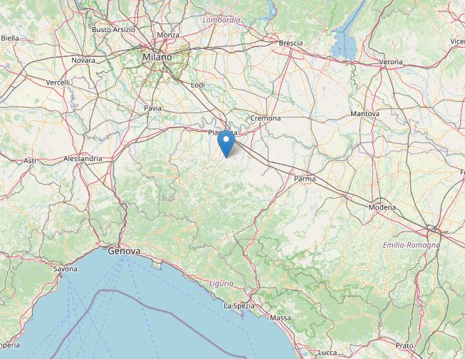 terremoto oggi piacenza Vigolzone