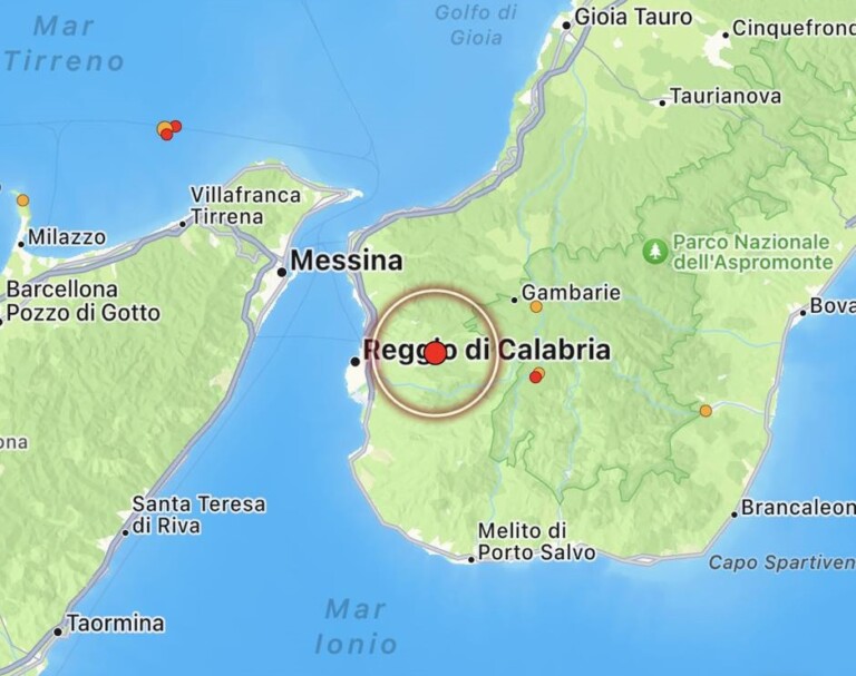 terremoto oggi reggio calabria cardeto