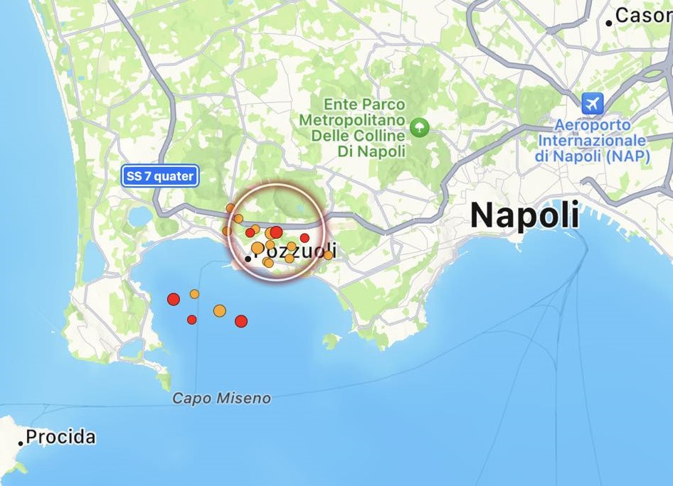 terremoto pozzuoli campi flegrei