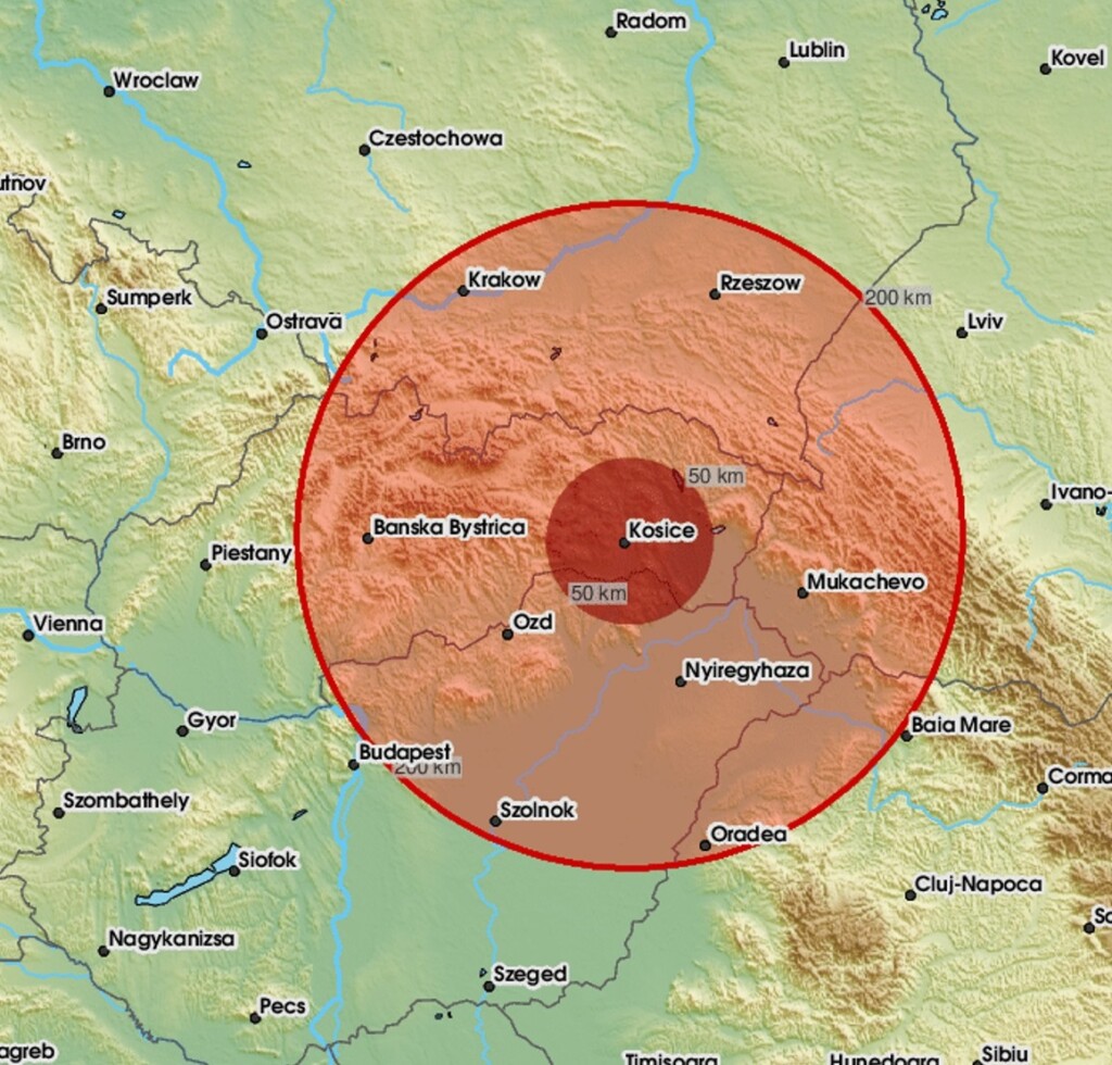 terremoto slovacchia