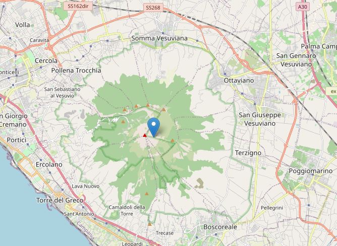 terremoto vesuvio 13 ottobre