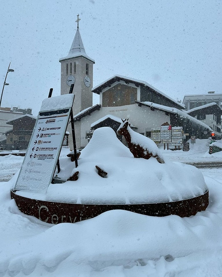 oggi neve alpi