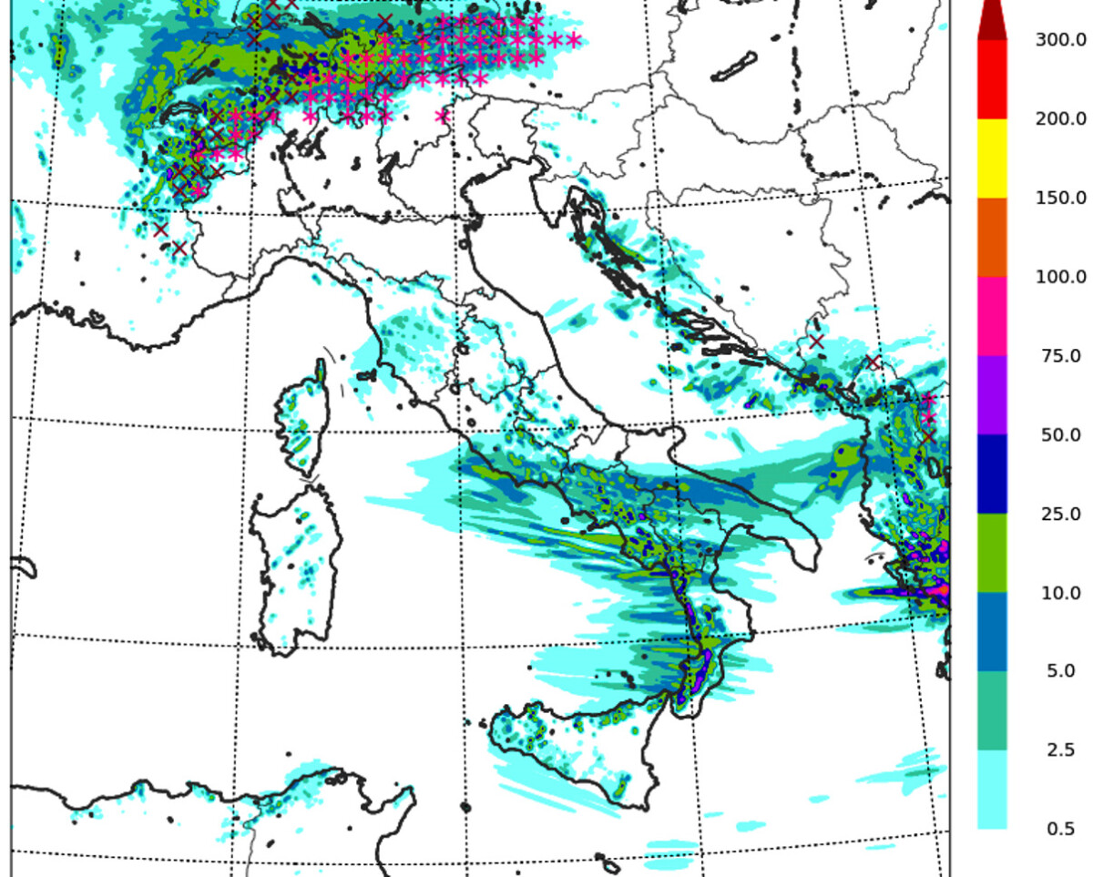 allerta meteo piogge domenica 12 novembre 2023