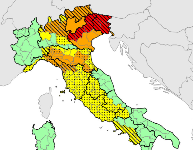 allerta meteo protezione civile 2 novembre