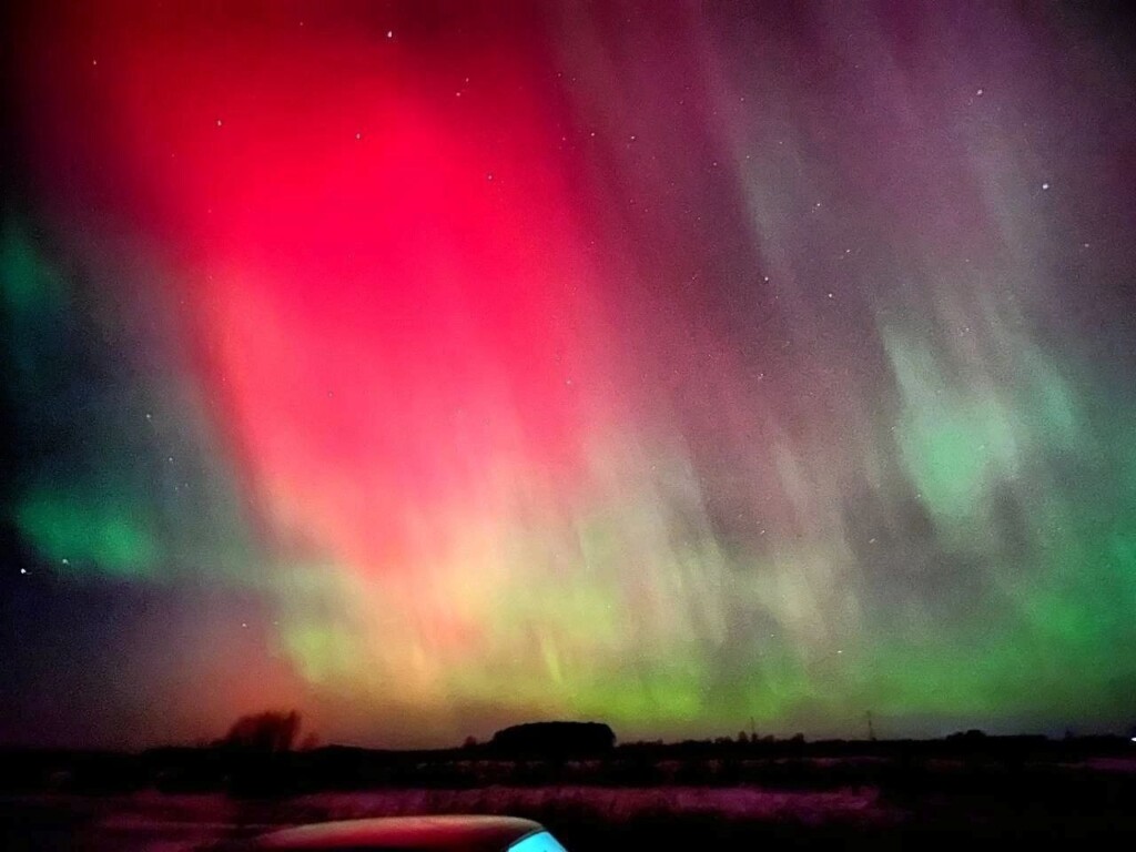 aurora boreale Novosibirsk russia