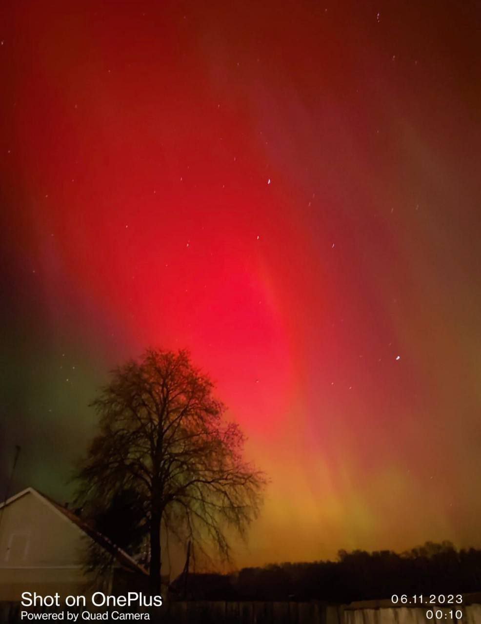 aurora boreale Novosibirsk russia