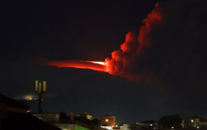 eruzione etna 12 novembre 2023