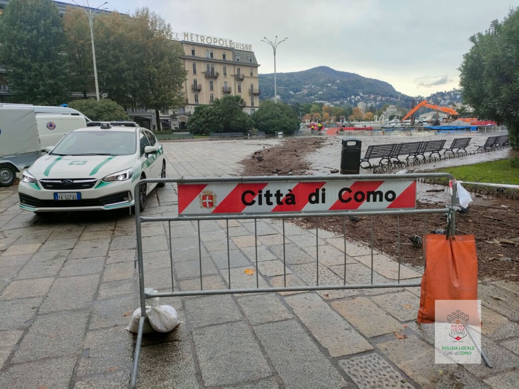 esondazione lago como