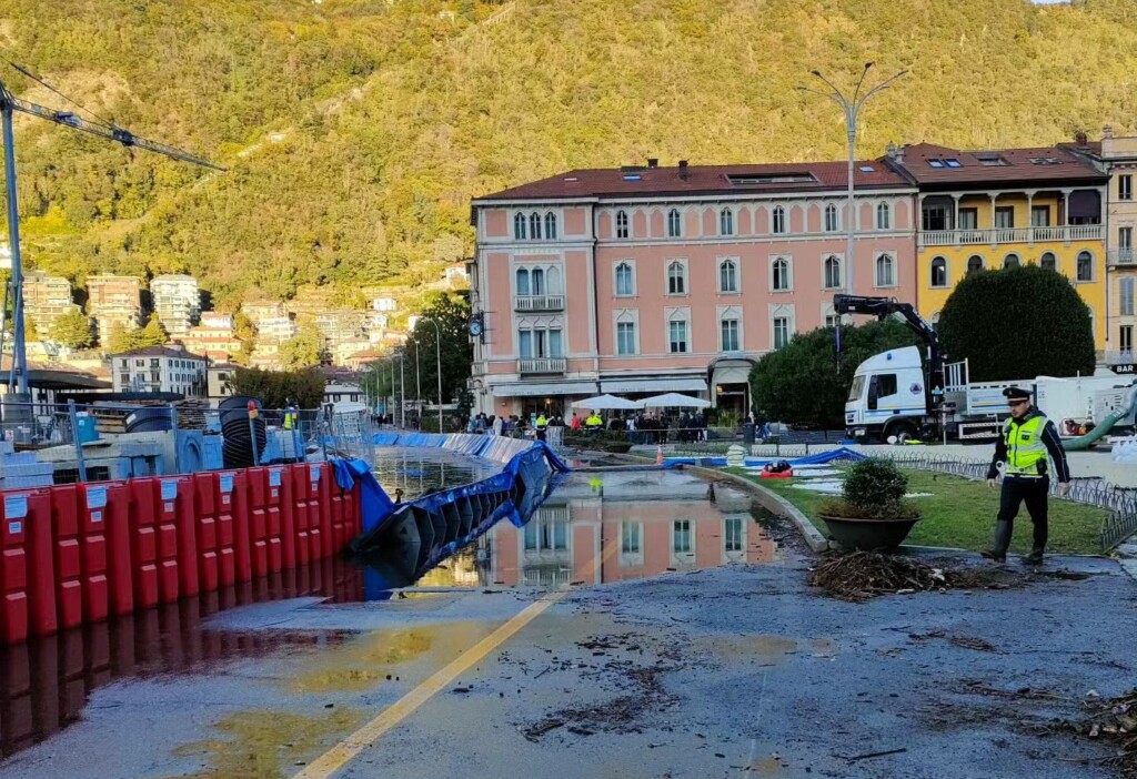 esondazione lago di como