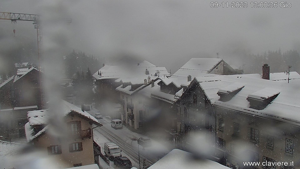 neve claviere piemonte