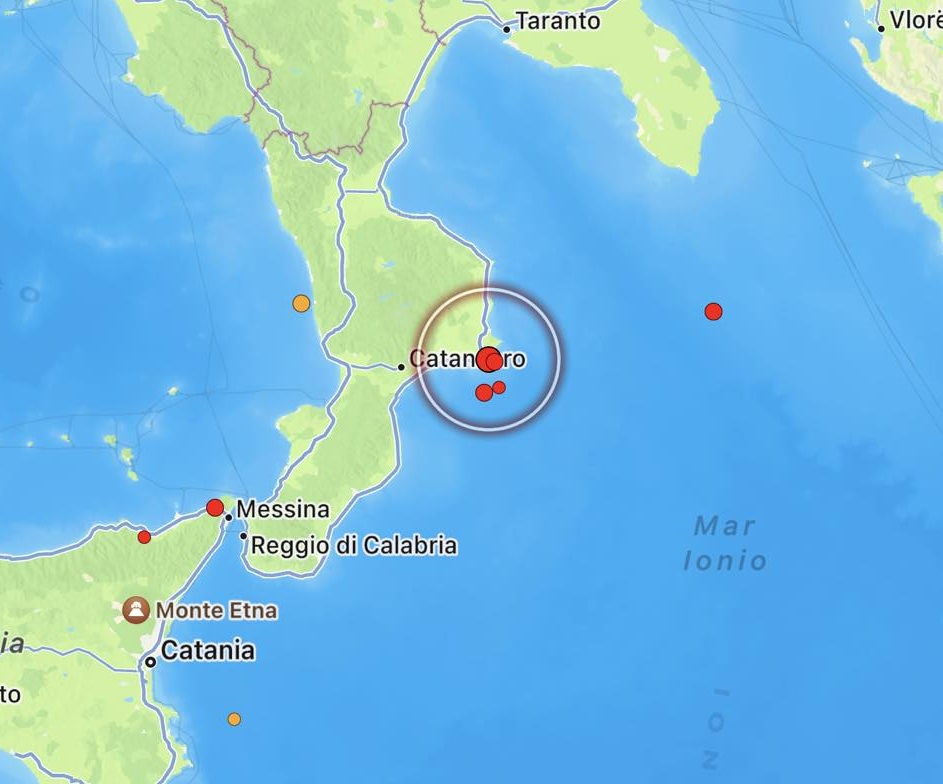 terremoto isola capo rizzuto calabria