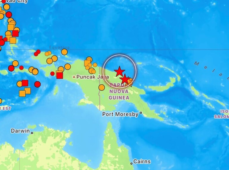 terremoto papua nuova guinea