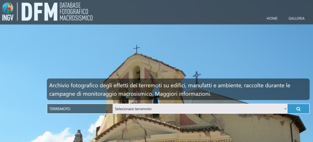 Database Fotografico Macrosismico ingv