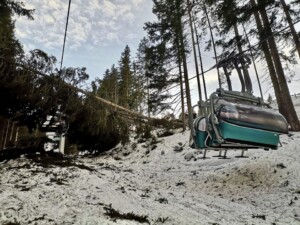 alberi su seggiovia racines alto adige