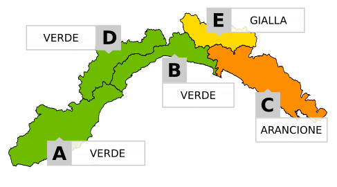 Allerta meteo Liguria - Figure 1