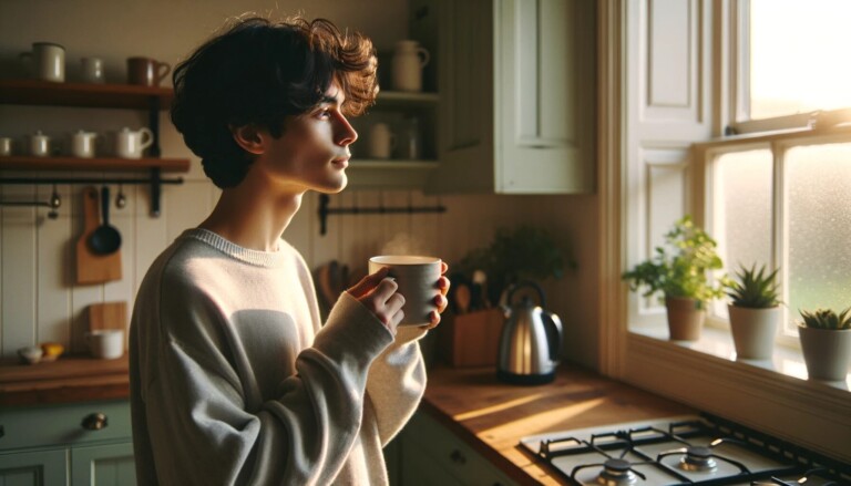 bere acqua calda al mattino