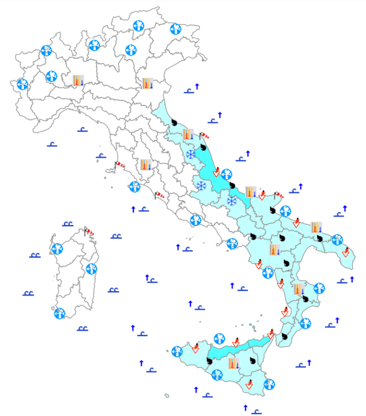 Torna Il Maltempo Al Centro-Sud Con Freddo E Neve Fino In Collina: I ...