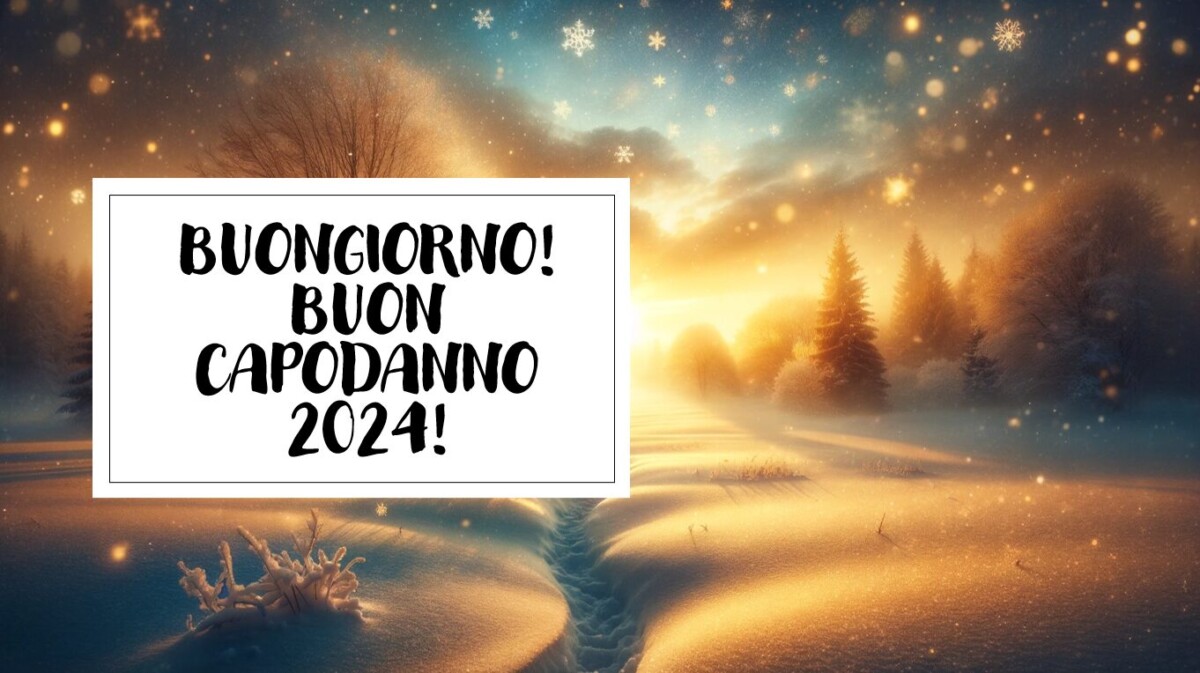 buongiorno capodanno buon 2024