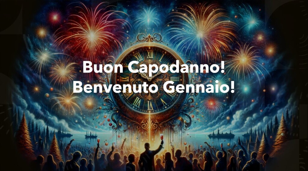 buongiorno gennaio buon capodanno 2024