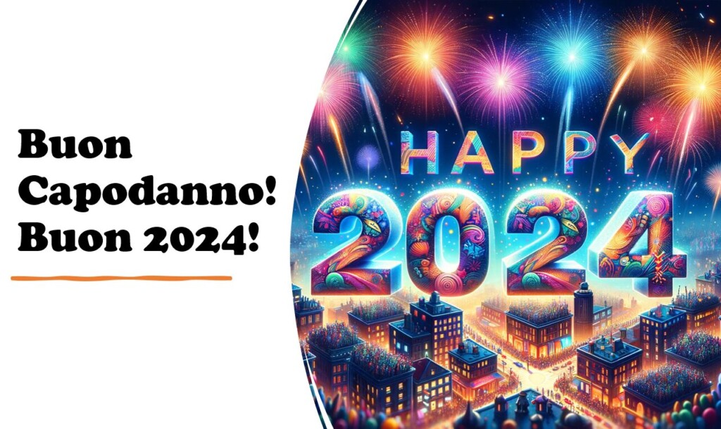 buongiorno gennaio buon capodanno 2024