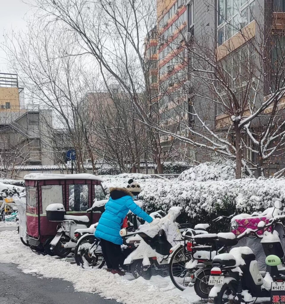 cina prima neve pechino