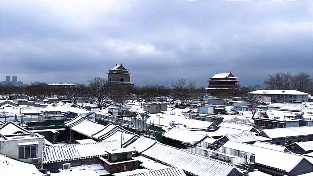 cina prima neve pechino