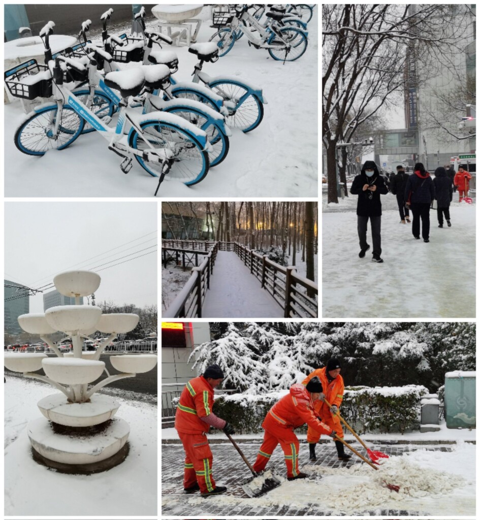 cina prima neve pechino