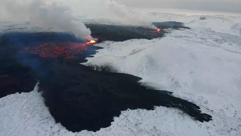 eruzione islanda grindavik