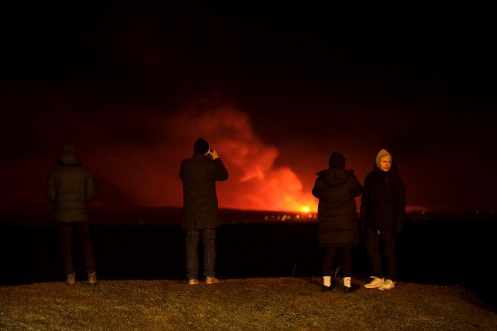 eruzione islanda foto