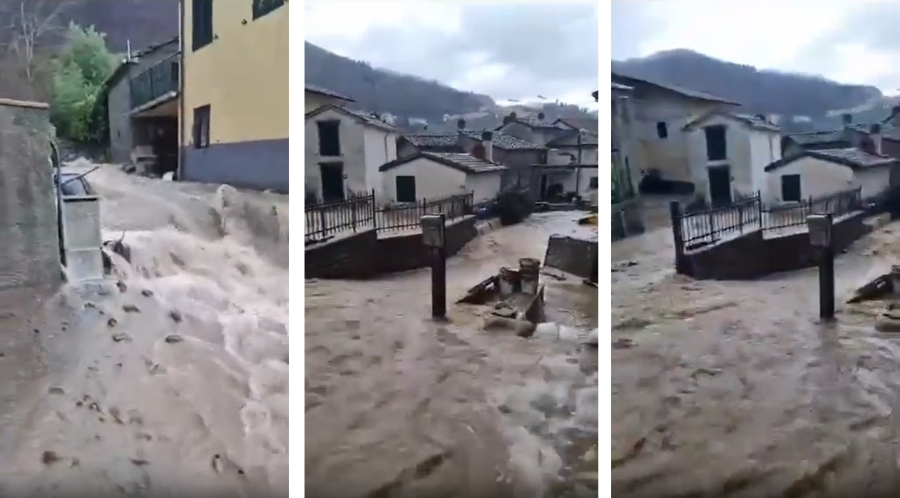 Maltempo Torna La Paura In Toscana Esonda Fosso A Chiusoli Video