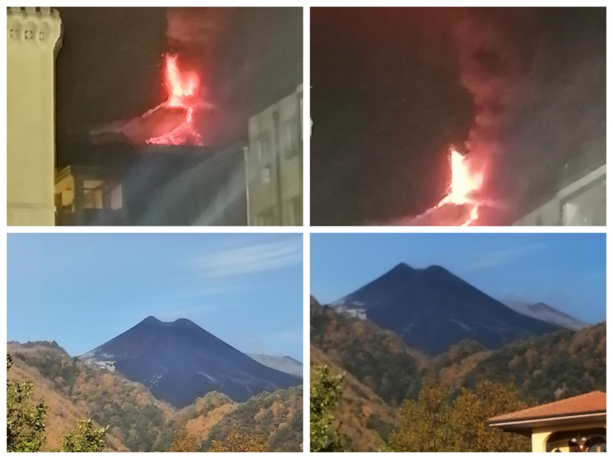 foto eruzione etna