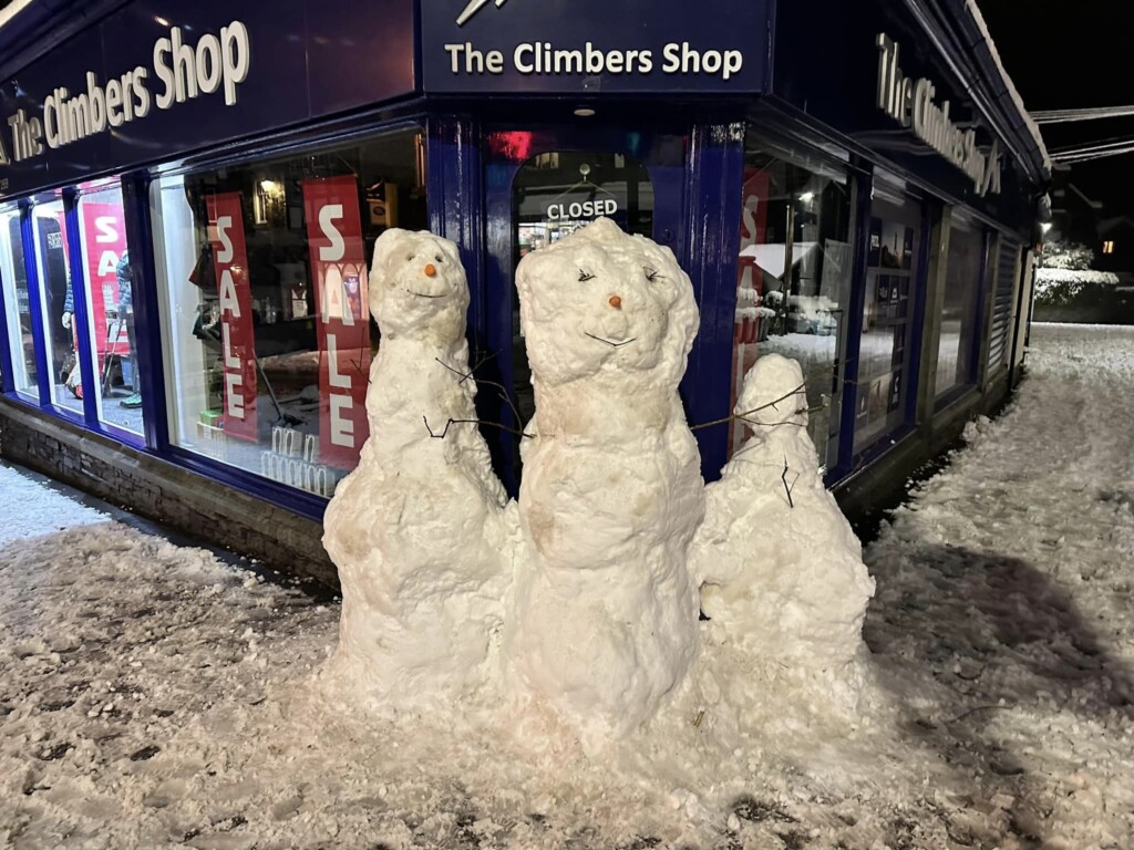 neve cumbria inghilterra