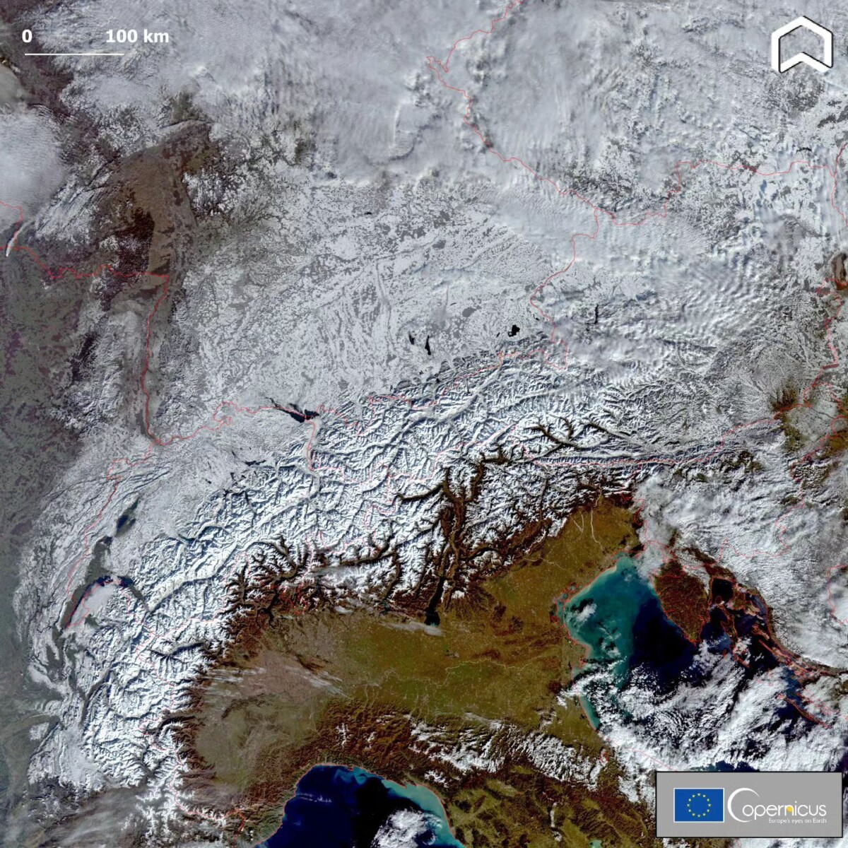 neve europa satelliti