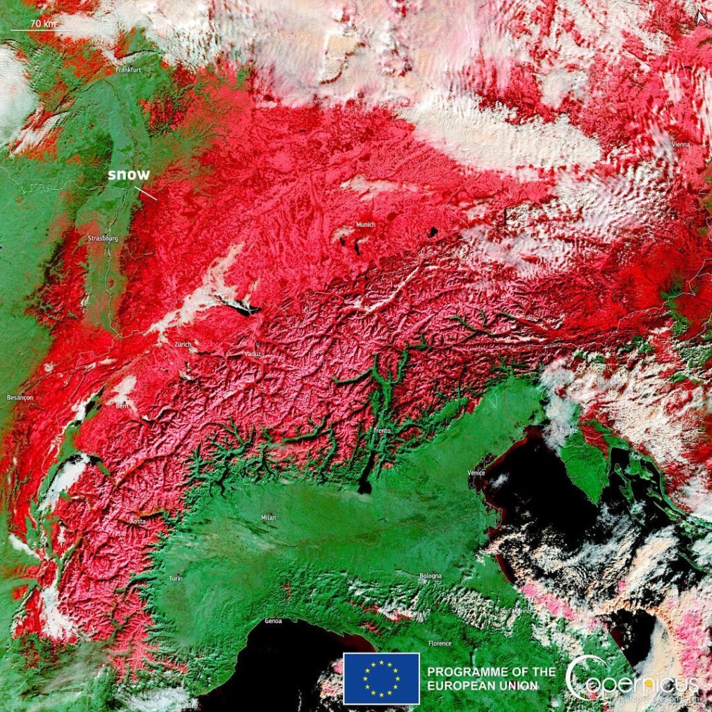 neve europa satelliti