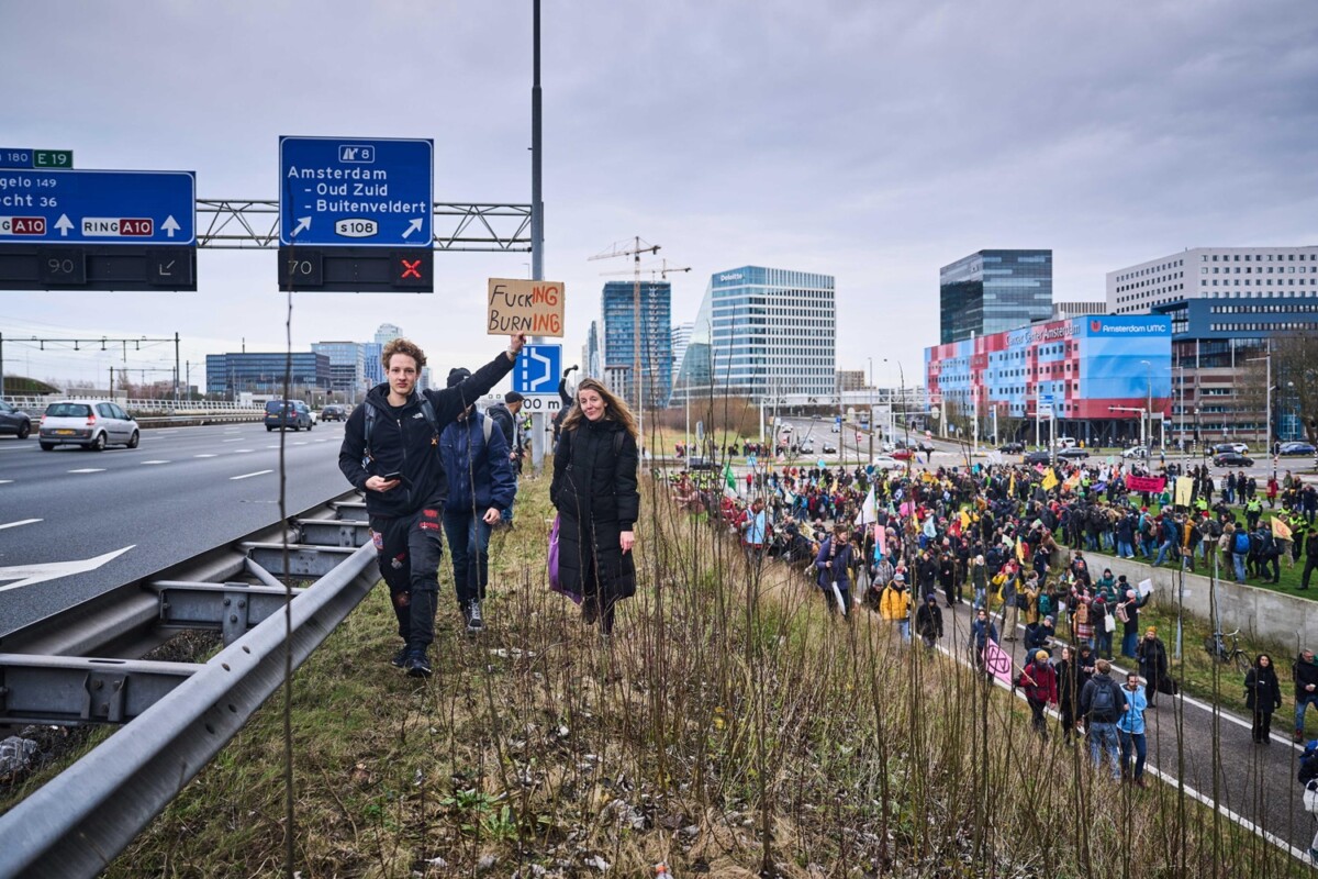 protesta Extinction Rebellion Amsterdam