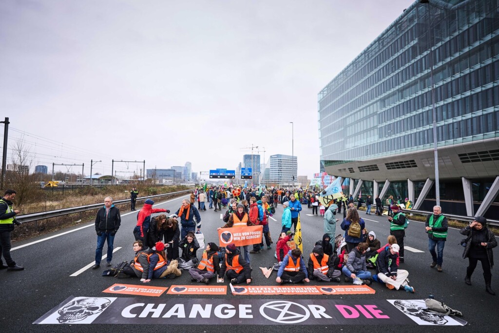 protesta Extinction Rebellion Amsterdam