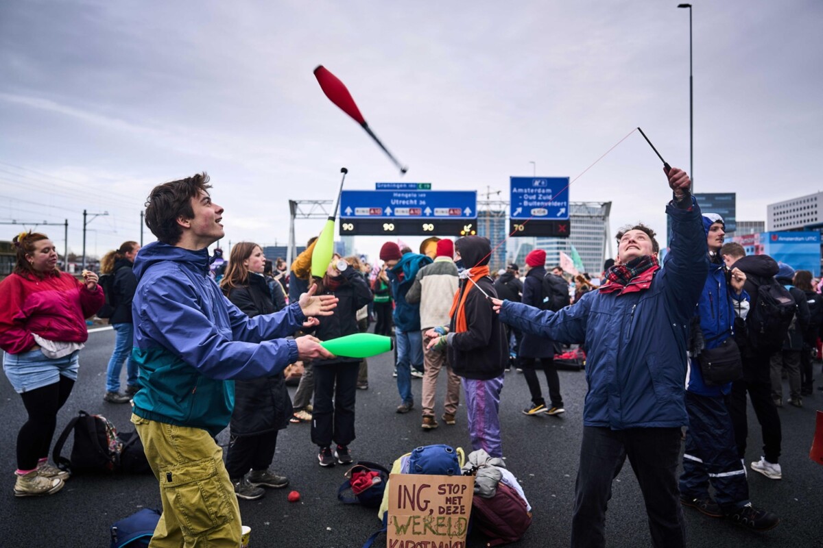 protesta Extinction Rebellion Amsterdam