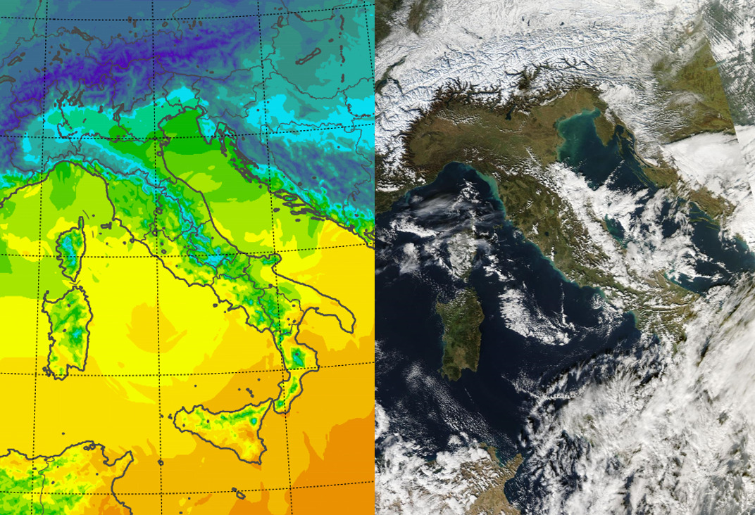 Meteo le temperature massime di oggi 1 C a Brunico