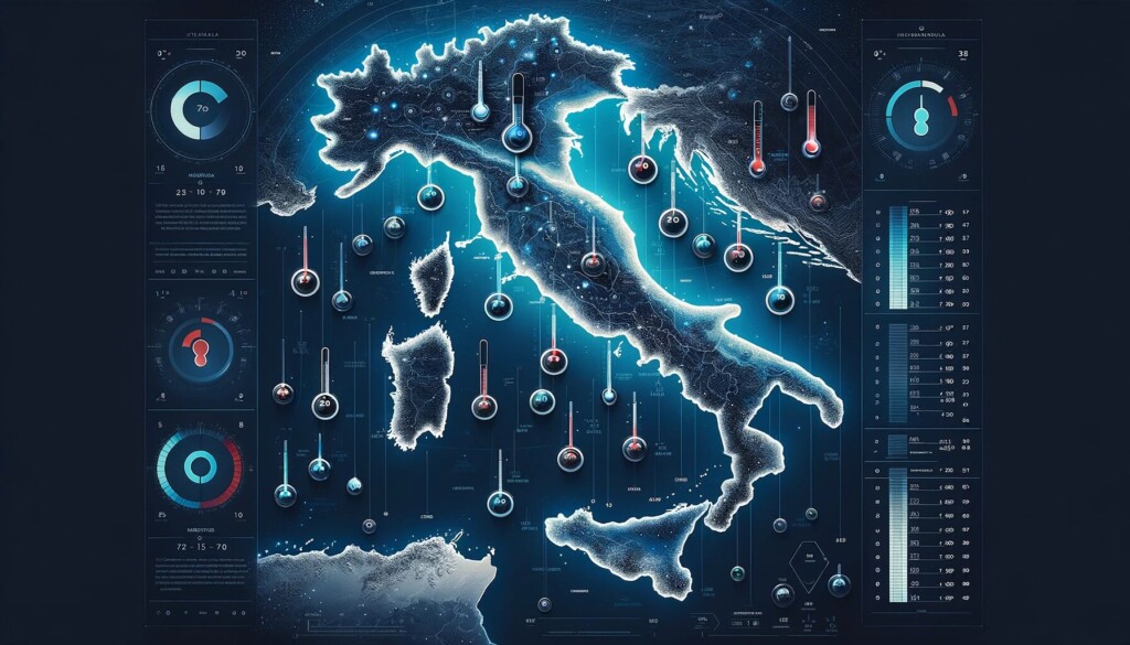 temperature minime italia oggi meteo