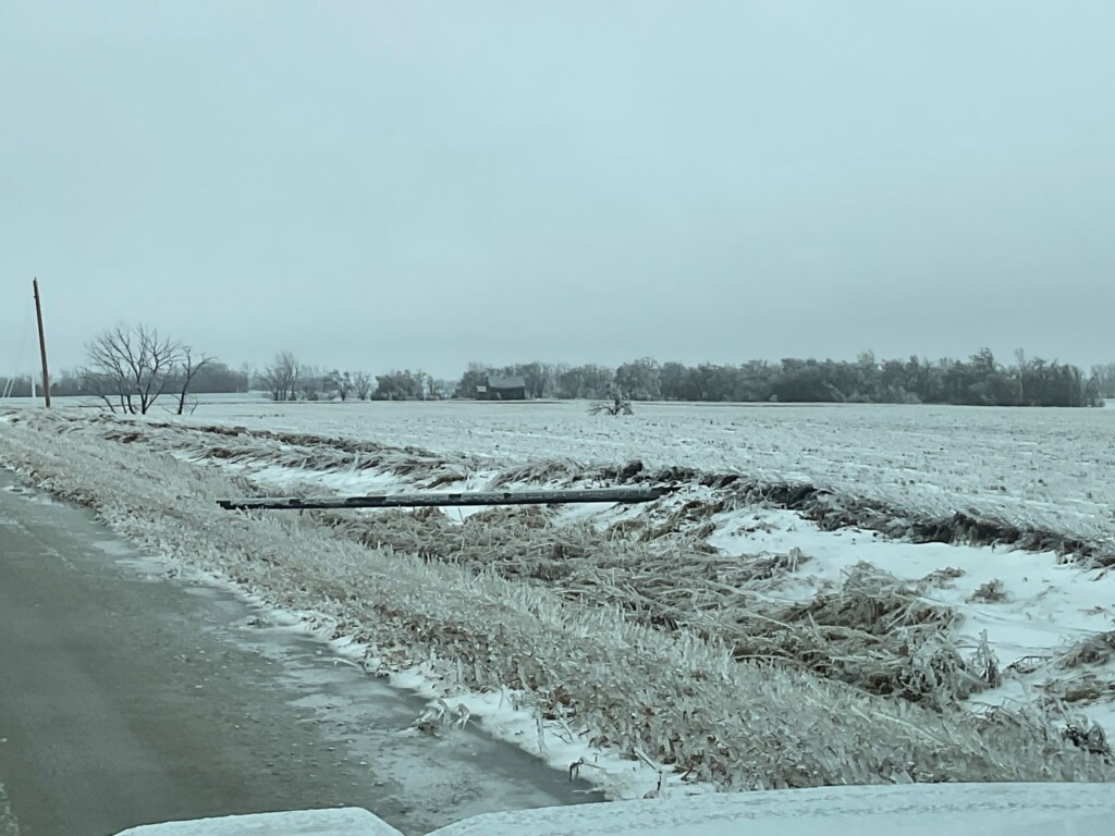 tempesta di ghiaccio north dakota