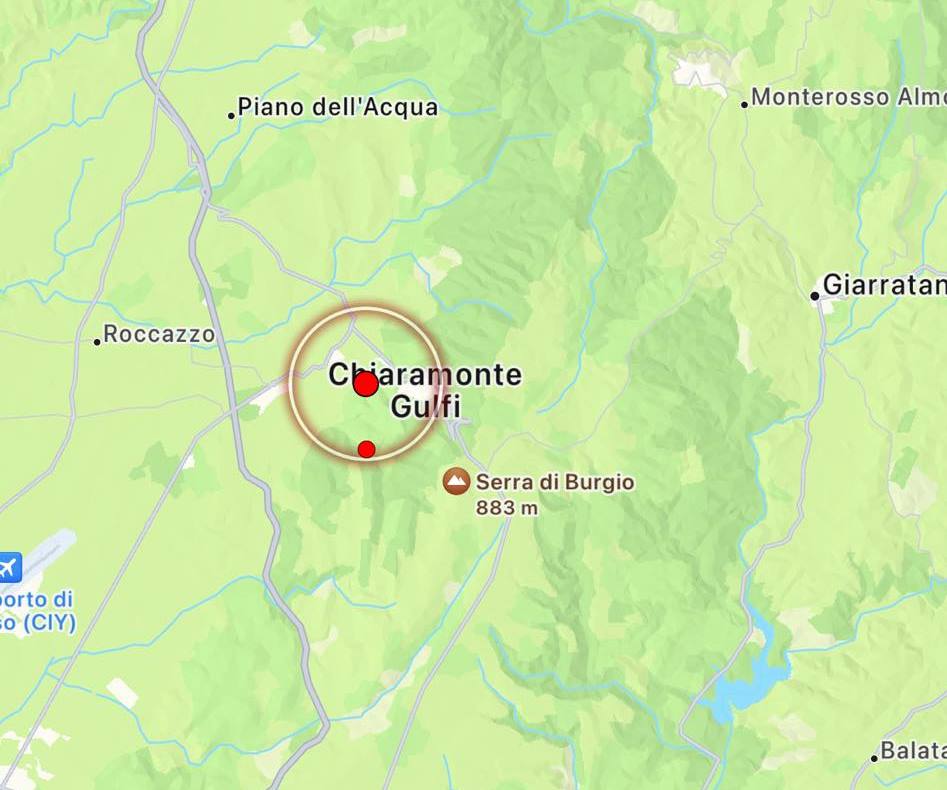 terremoto chiaramonte gulfi ragusa sicilia